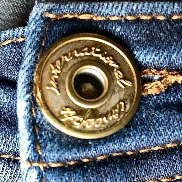 INC International Concepts Skinny Leg Regular Fit Jeans in Blue Wash Women’s 8P - Picture 4 of 12